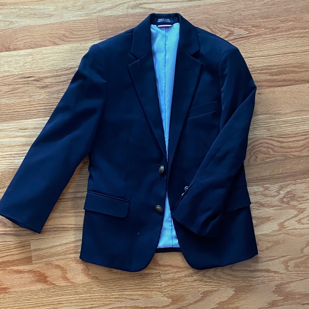 Tommy Hilfiger Navy Blue Boys Sport Coat